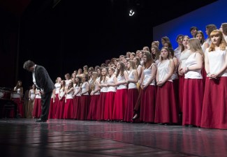 Aurin 20, Könyvtár, Gyöngyösi Levente előadása, Aurin Leánykar közreműködésével